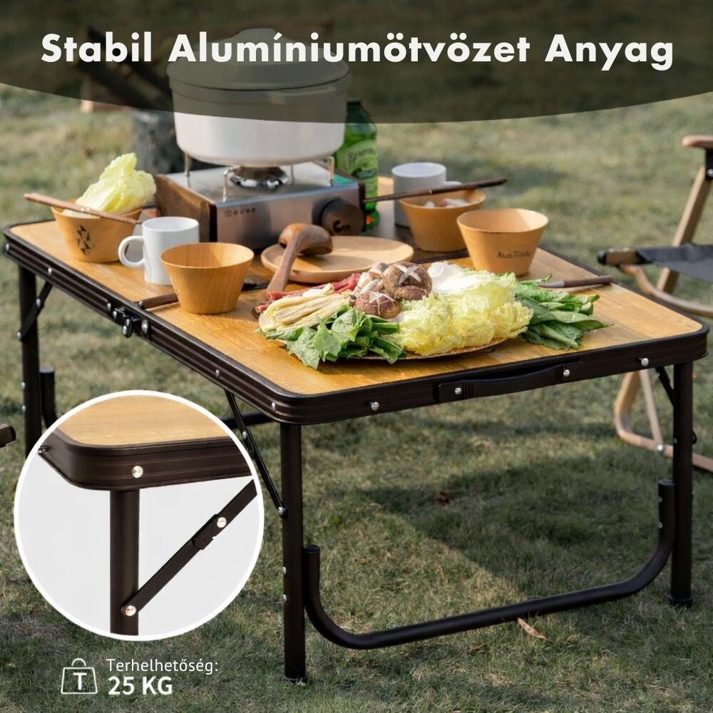 Naturehike Összecsukható Kempingasztal – MDF Asztallappal és Hordtáskával, 53 × 40 cm, Világos Natúr Fa Hatású - BShopy850055797604_3