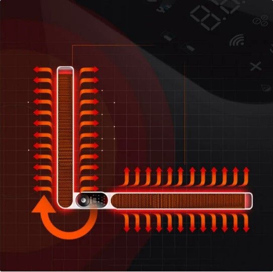 Nikoson Elektromos Fűtőtest Párásítóval – Energiatakarékos Grafén Légmelegítő Fürdőszobába, Nappaliba - BShopy