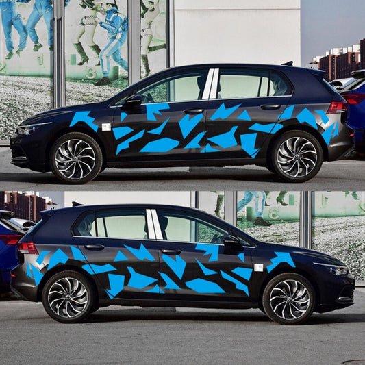 Oldalsó Vízálló Vinyl Autómatrica 100x60cm 2db (Kék) - BShopy