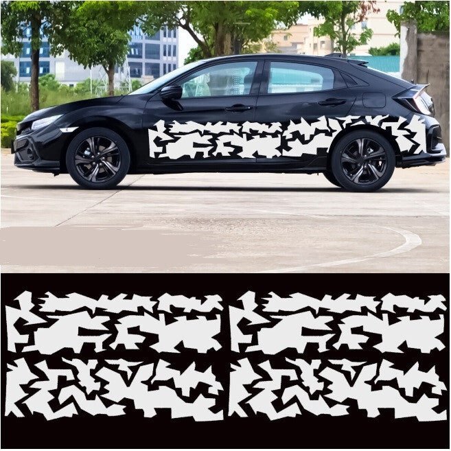 Oldalsó Vízálló Vinyl Autómatrica 196x58cm (Fehér) - BShopy