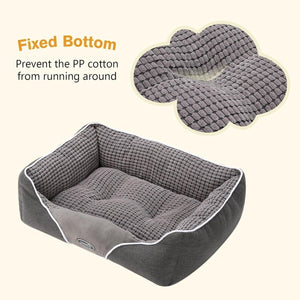 Pecute Téglalap Alakú Kutya, és Macskafekhely - 83 x 66 x 24 cm L-es-BShopy