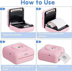 PeriPage Mini Hordozható A6 Fotónyomtató (Türkizkék) - BShopy