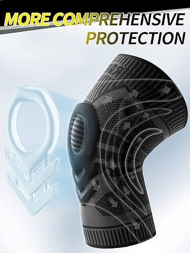 Rokesa XL Térdrögzítő - Fekete, Sportos és Támogató - BShopy