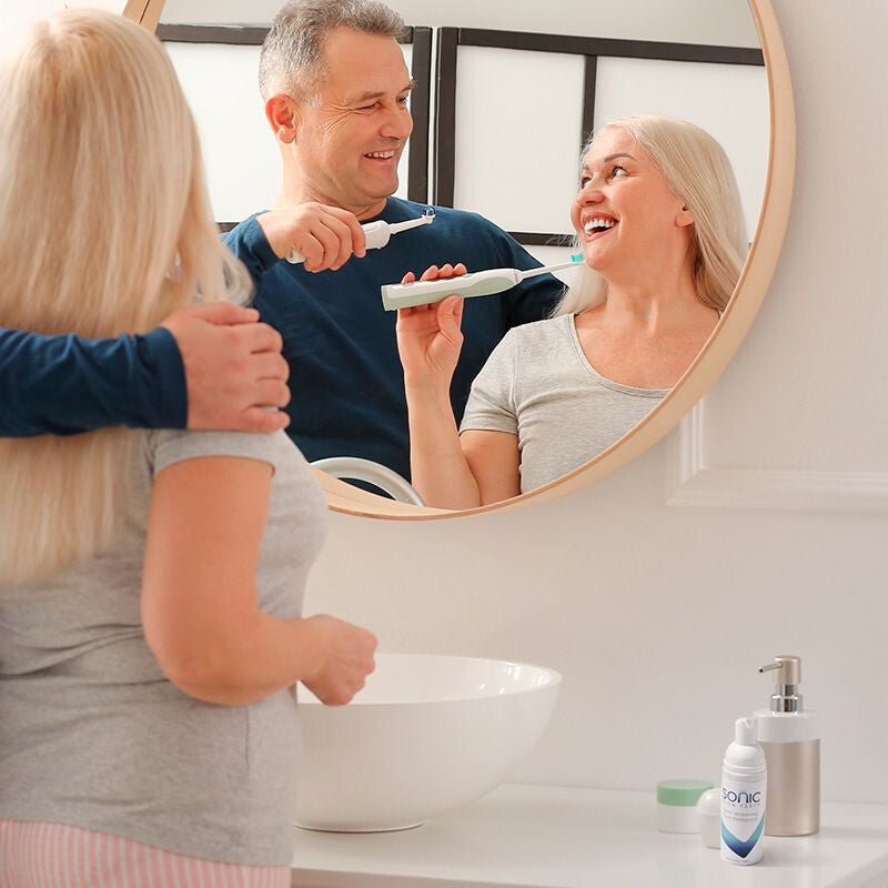 SonicGlow Fogfehérítő Hab – Fluoridmentes, Érzékeny Fogakra - BShopy