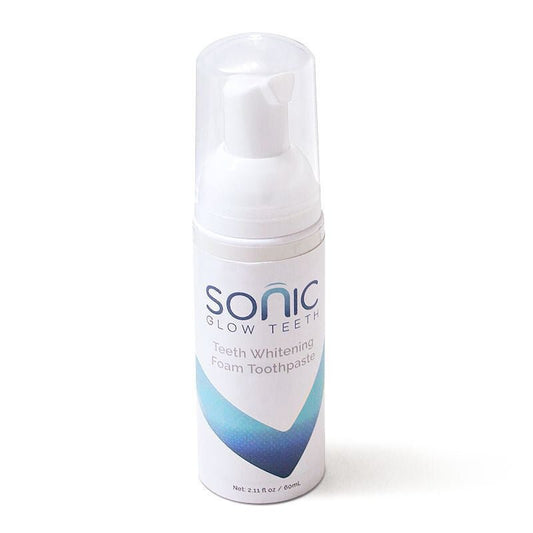 SonicGlow Fogfehérítő Hab – Fluoridmentes, Érzékeny Fogakra - BShopy