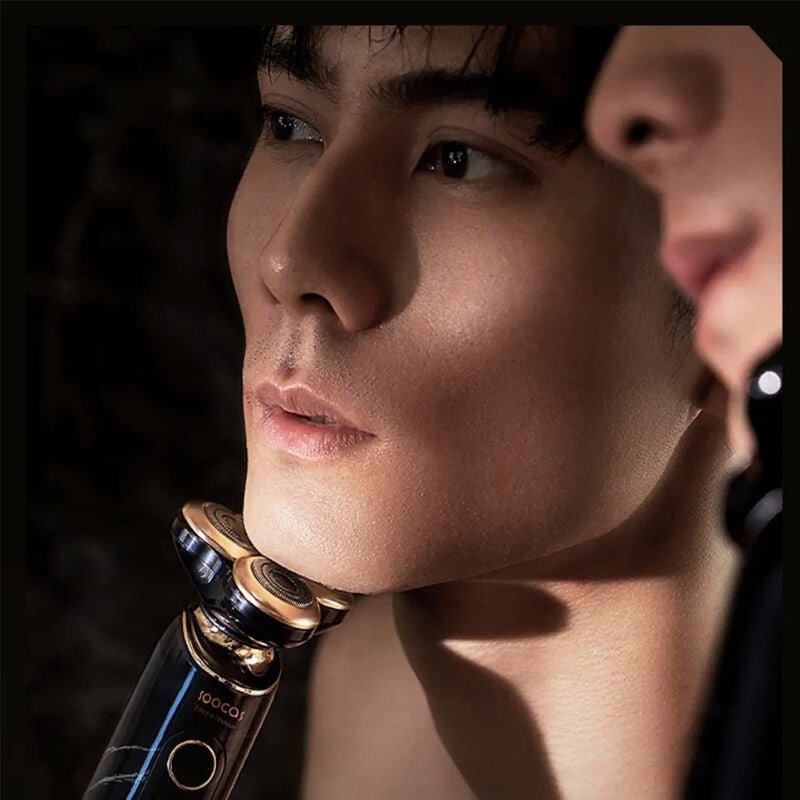 Soocas S32 Fekete Elektromos Szakállvágó Bőrtisztító Tartozékokkal - BShopy