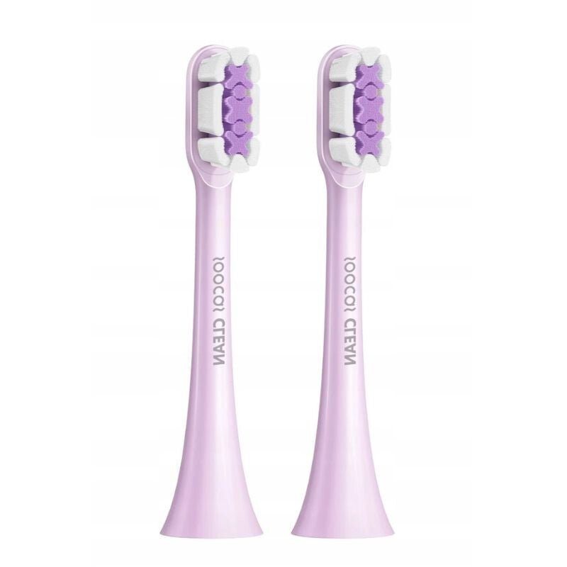 Soocas X3 Pro / X3U / V1 Szónikus Fogkefe Pótfej – 2 db, Lila - BShopy