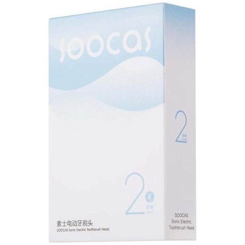 Soocas X3 Pro / X3U / V1 Szónikus Fogkefe Pótfej – 2 db, Lila - BShopy