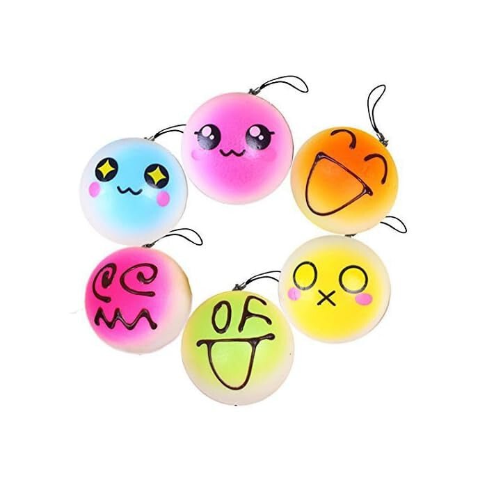 Squishy 30 db - os Stresszoldó Plüssfigura Csomag - Kulcstartóra, Táskára Rögzíthető - BShopy