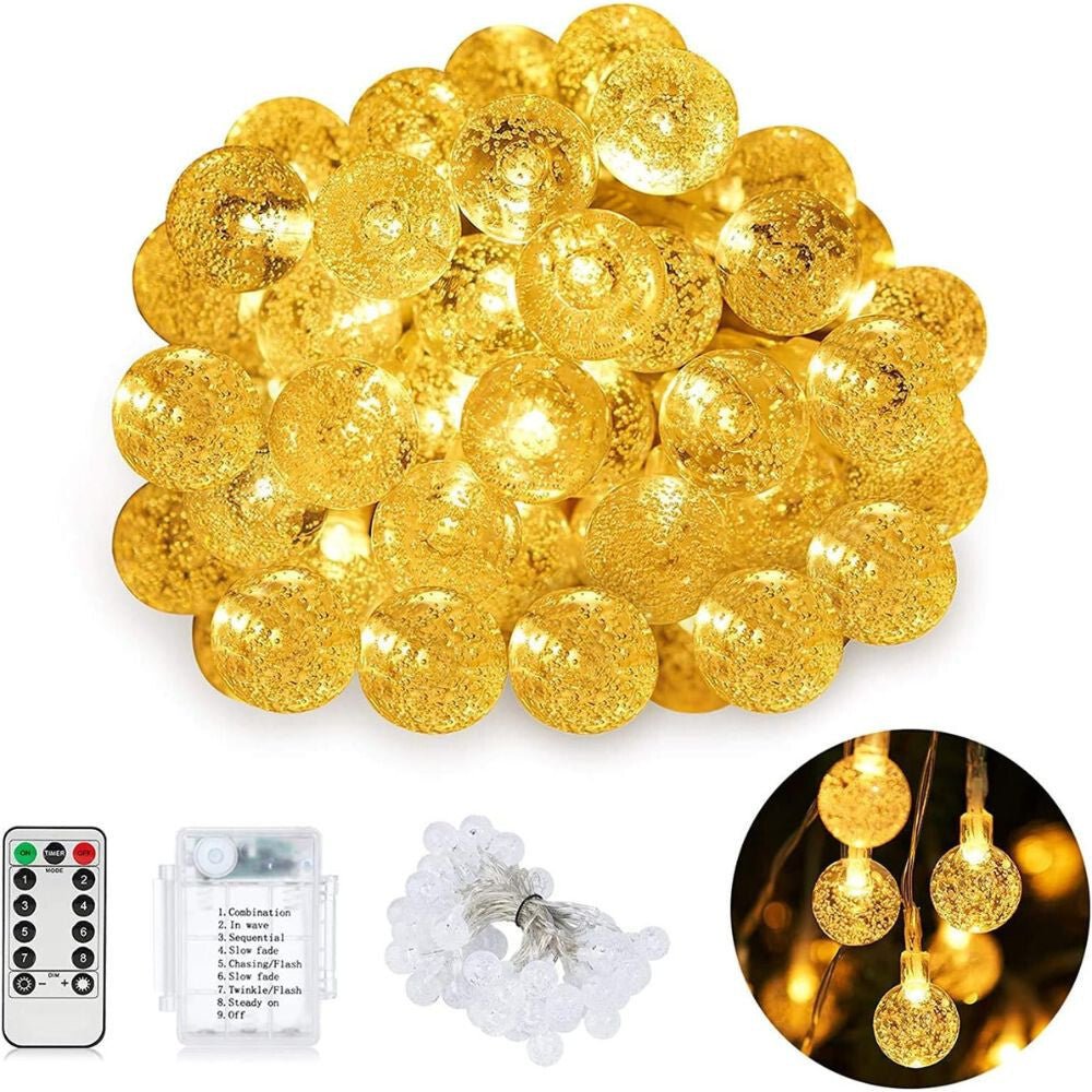 SUNNEST LED Fényfüzér – Melegfehér Beltérre és Kültérre - BShopy