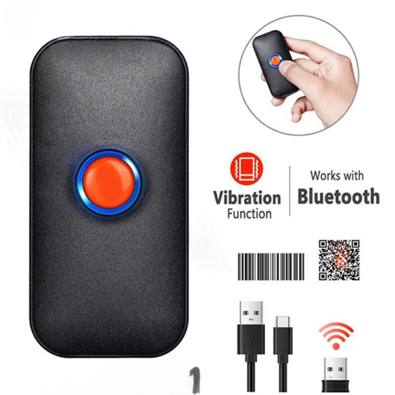 Tera 1100 Hordozható Vonalkódolvasó – 1D/2D, QR - Kód, USB, Bluetooth, Vezeték Nélküli - BShopy