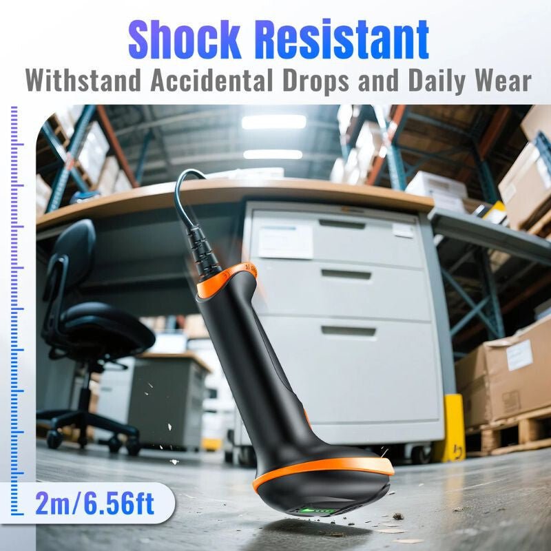 Tera D5100Y Vezetékes 1D/2D Vonalkódolvasó (Narancssárga) - BShopy