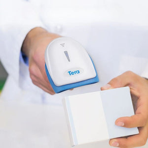 Tera HW0002 2D vezeték nélküli vonalkódolvasó – Bluetooth, 2.4G és USB csatlakozással - BShopy