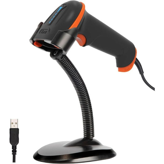 Tera L5100Y - Z USB Lézeres 1D Vonalkódolvasó Állvánnyal – IP65 Por - , Ütés - és Vízálló - BShopy