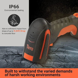Tera L8100 Vezeték Nélküli 1D Vonalkódolvasó (Narancssárga) - BShopy