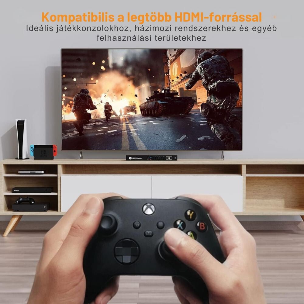 TESmart 16 Portos HDMI Switch (16×1) – 4K@60Hz, EDID Emulátor, RS232 és LAN Vezérlés, HDCP 2.2, Rackbe Szerelhető, IR Távirányítóval - BShopyX0012LH4JJ_5