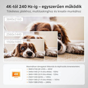 TESmart Dual Monitor KVM Dokkolóállomás – 2×2 USB - C, 4K@60Hz, EDID, MST, 2 Laptophoz - BShopy