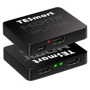 TESmart HDMI Rozbočovač 1x2 – 4K@30Hz Ultra HD, HDMI Rozdělovací Zařízení pro TV a Konzole