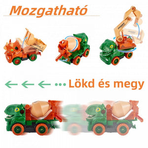 ToeyPlay Játék Dínó Munkagépek 3 db - os - BShopy