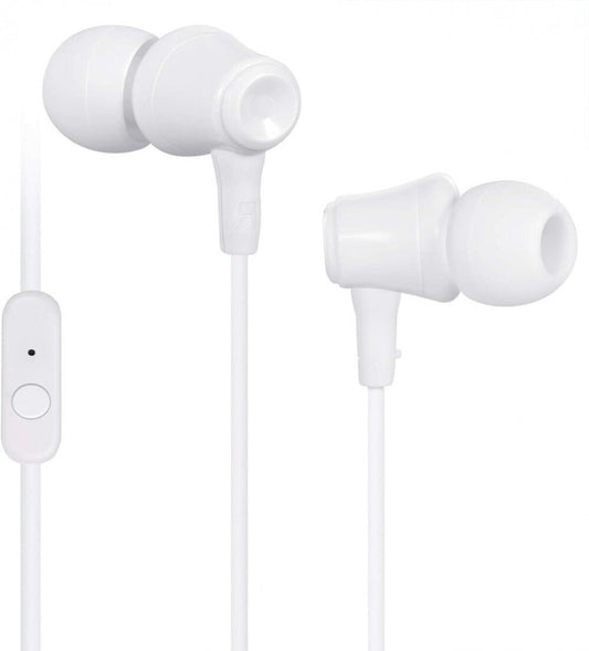 Toplus Fehér Vezetékes In - Ear Fülhallgató Mikrofonnal Okostelefonhoz - BShopy