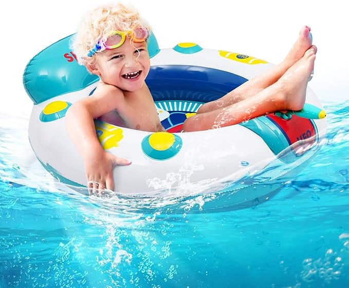 UFO - s Úszógumi Vízipisztollyal Gyermekeknek 2 - 10 Éves Korig 60cm - BShopy