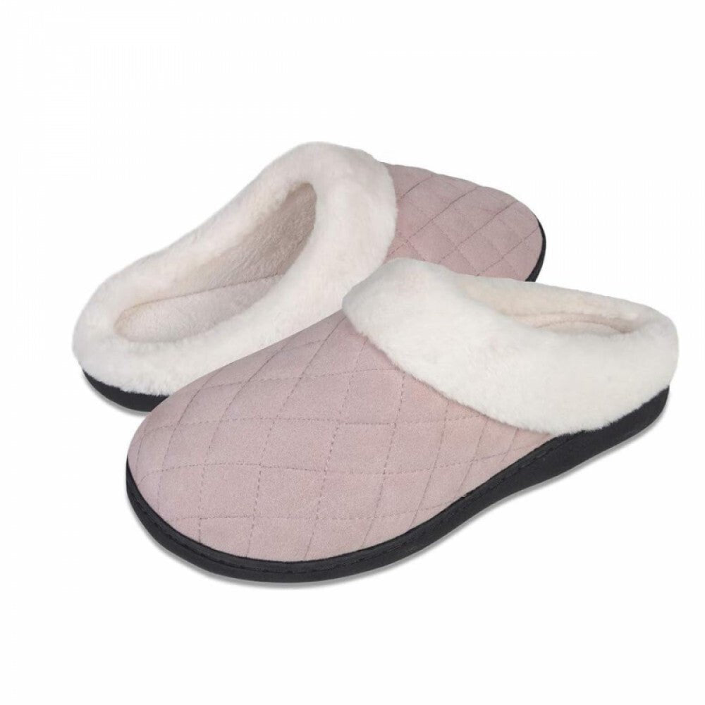 ULTRAIDEAS Memóriahabos Téli Mamusz – Rózsaszín, 36–37 - es Méret, Meleg Benti Papucs - BShopy
