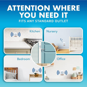 Vezeték Nélküli Ajtócsengő Szett 2 Vevővel és 1 Gombbal – 300 m Hatótáv, 50+ Dallam, LED Jelzés, Időjárásálló, Elemes Csengő - BShopy