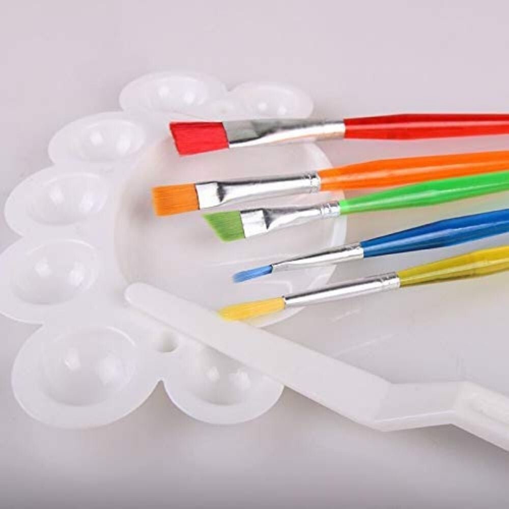 Xinbowen Festőecset Készlet Gyerekeknek - 7 db Színes Kreatív Ecset Hobbihoz - BShopy