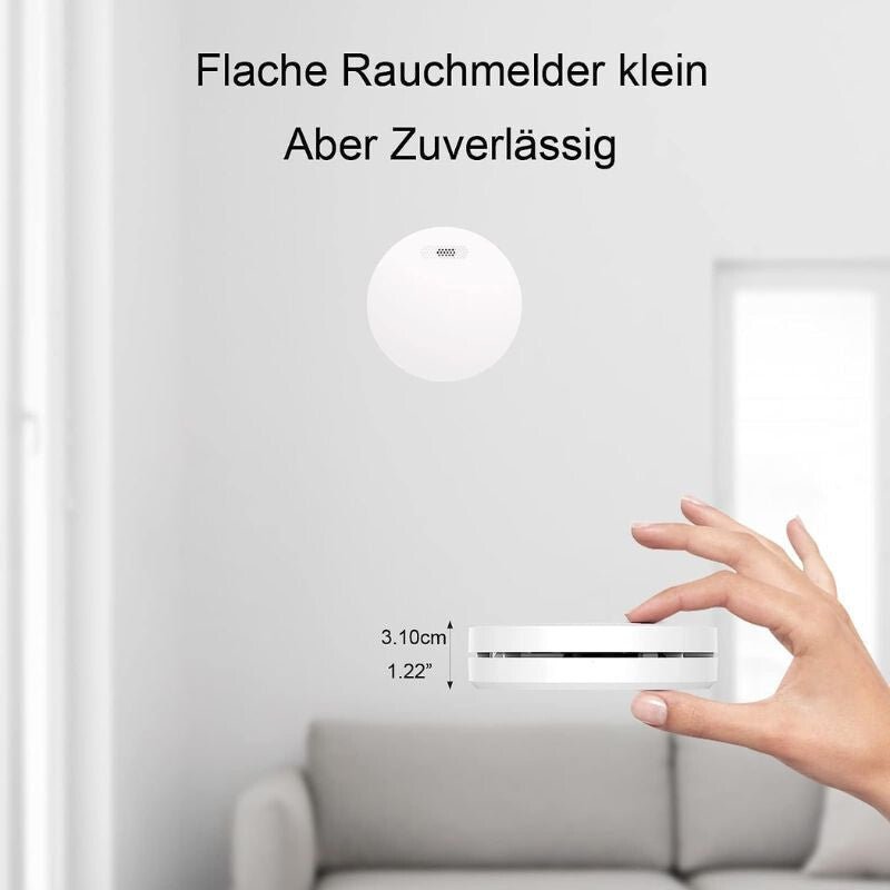 Xindum Vezeték Nélküli Füstérzékelő - 1 db, 10 év Akkumulátorral - BShopy