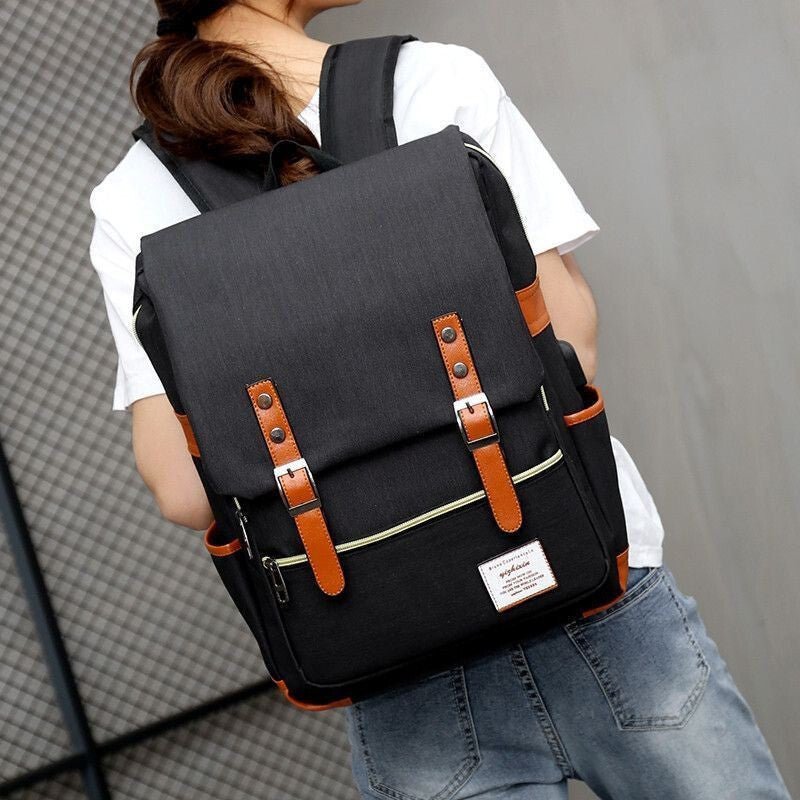 YizHixIn Fekete Utazótáska - Vízálló, Oxford Nylon 15″ Laptoprekesszel-BShopy