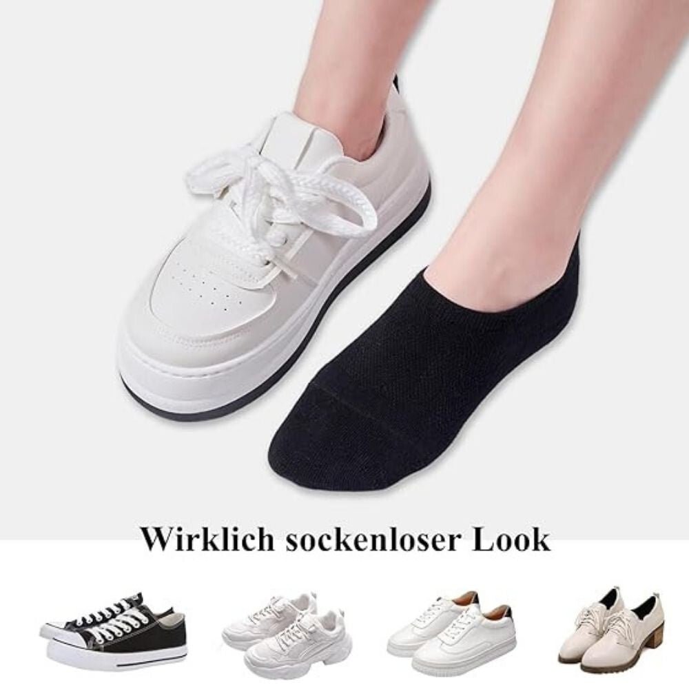 YOUCHAN Férfi Sneaker Zokni - 10 Pár Fekete Pamut Zokni 43 - 46 Méretben - BShopy