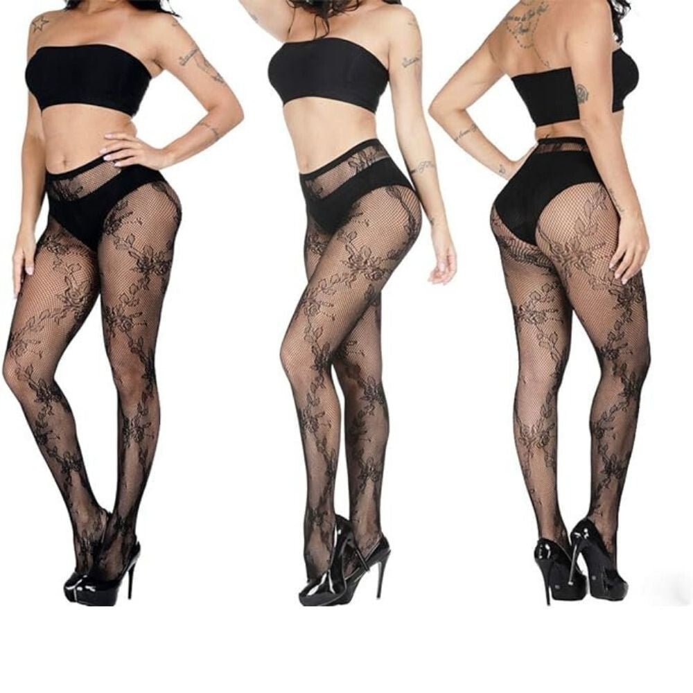 Yulaixuan Mintás Magas Derekú Harisnyanadrág Szett - 4 db, Egy Méret (155 - 175 cm, 40 - 70 kg) - BShopy