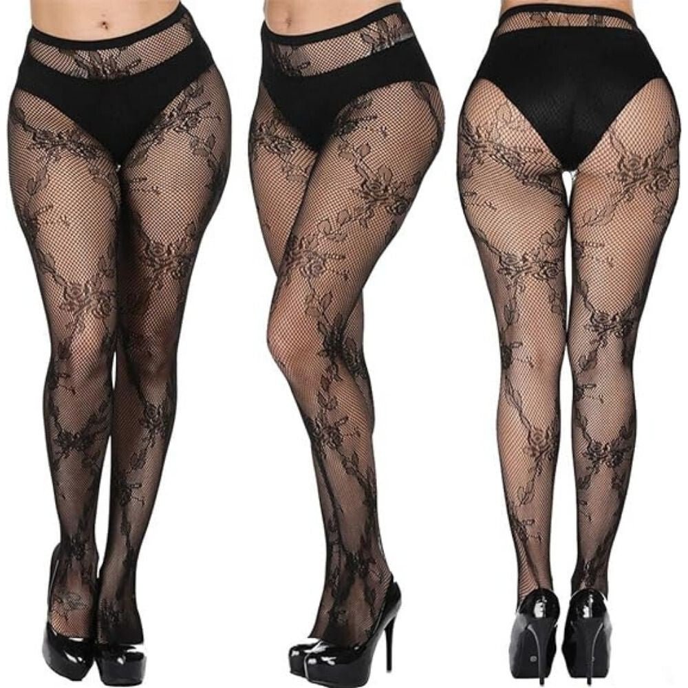 Yulaixuan Mintás Magas Derekú Harisnyanadrág Szett - 4 db, Egy Méret (155 - 175 cm, 40 - 70 kg) - BShopy