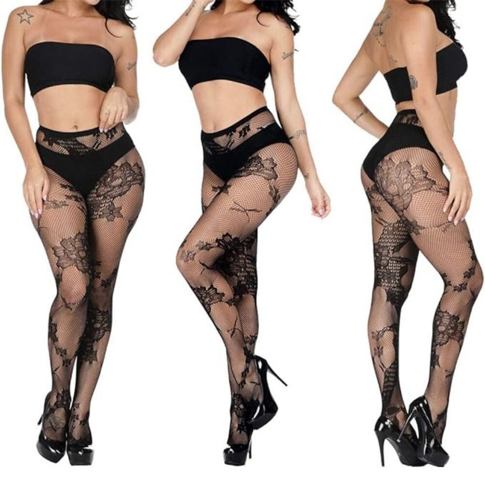 Yulaixuan Mintás Magas Derekú Harisnyanadrág Szett - 4 db, Egy Méret (155 - 175 cm, 40 - 70 kg) - BShopy