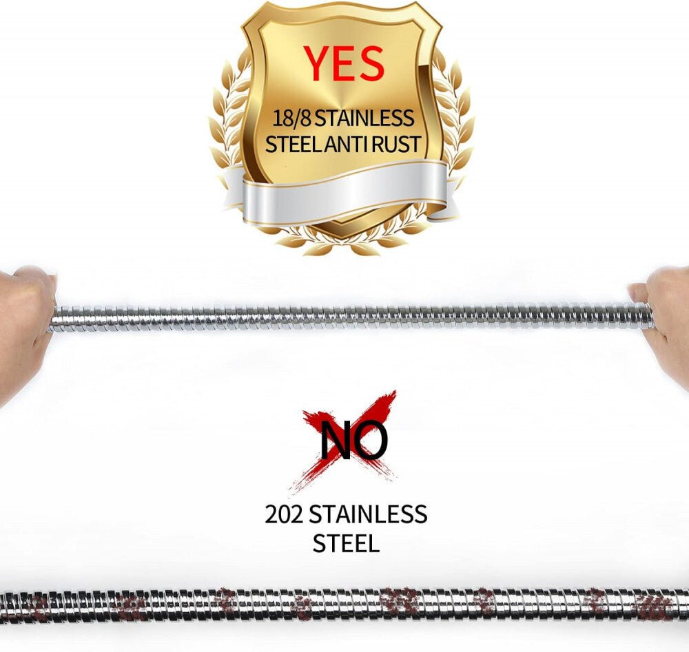 Zuhanycső 1,5 m – Univerzális, Tartós és Hajlékony Csere Cső Zuhanyfejhez - BShopy