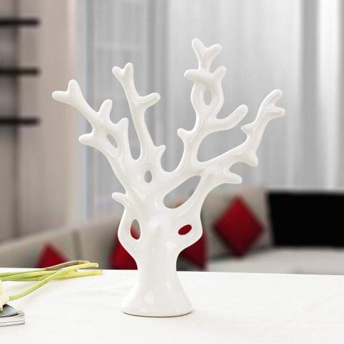 Bílý porcelán Coral Tree Ornament