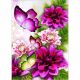 Bshop Diamond Painting Flowers and Butterflies 30 x 40 cm