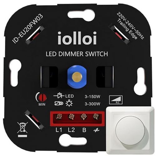 Iolloi Rotary, Built-in Dimmer Switch pro stmívatelné LED 150W