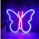 LED neonové osvětlení Wanxing Butterfly 23x19cm