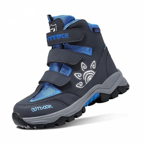 Zimní boty ASHION Velikost 32 (tmavě modro-černé)
