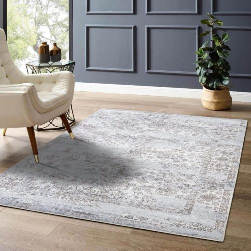 Taleta Barley Grey Floral Persian Style Indoor koberec 160x230cm