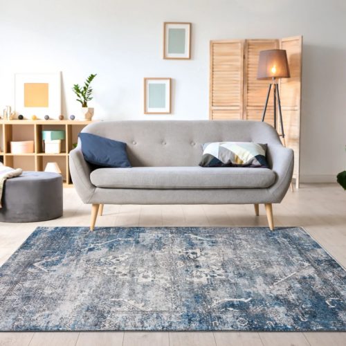 Vintage interiérový koberec Taleta Moonlit modro-šedý 160x230 cm